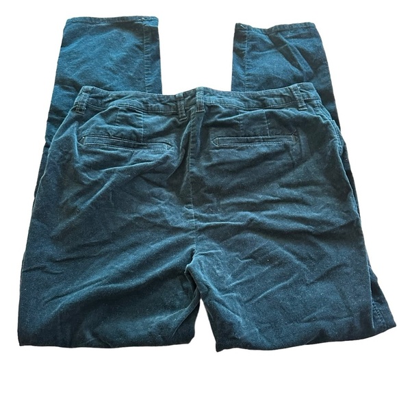 Chico's women's size 2 goddess green velvet pants - Picture 2 of 3